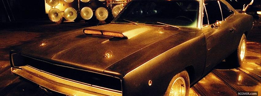 Photo movie car in blade 2 Facebook Cover for Free