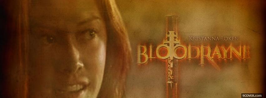 Photo movie bloodrayne Facebook Cover for Free