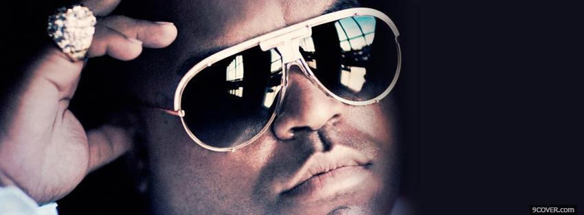 Photo wearing sunglasses cee lo green Facebook Cover for Free