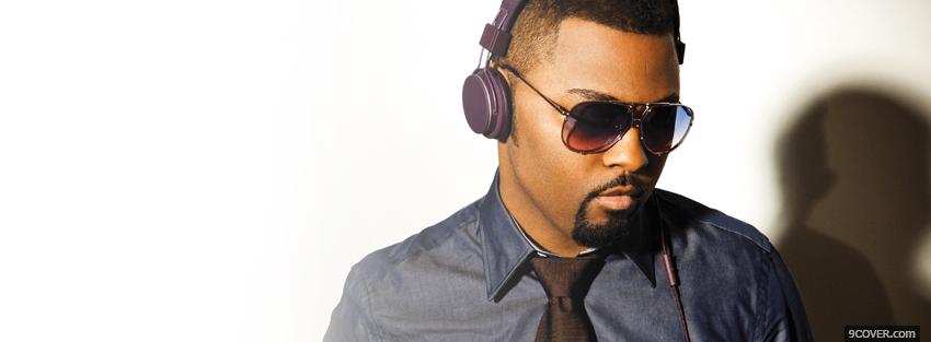 Photo musiq soulchild listening to music Facebook Cover for Free