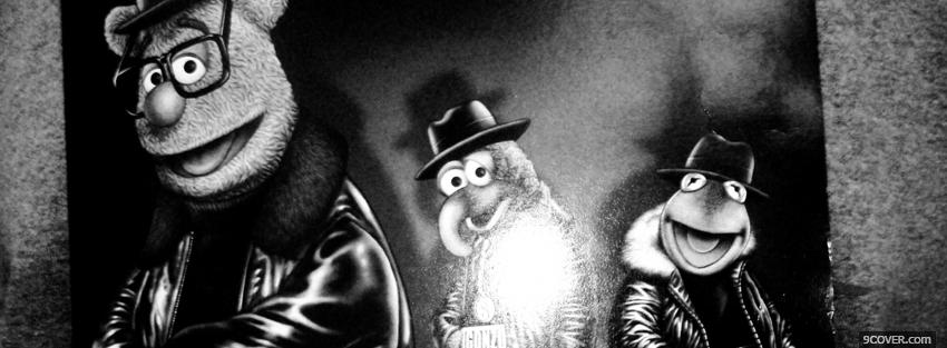 Photo muppet run dmc Facebook Cover for Free