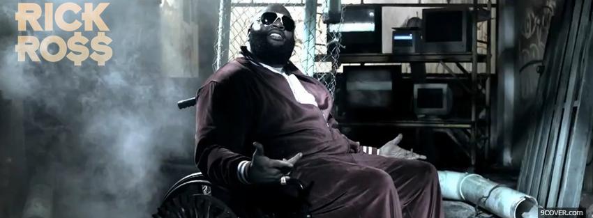 Photo music rick ross sitting Facebook Cover for Free