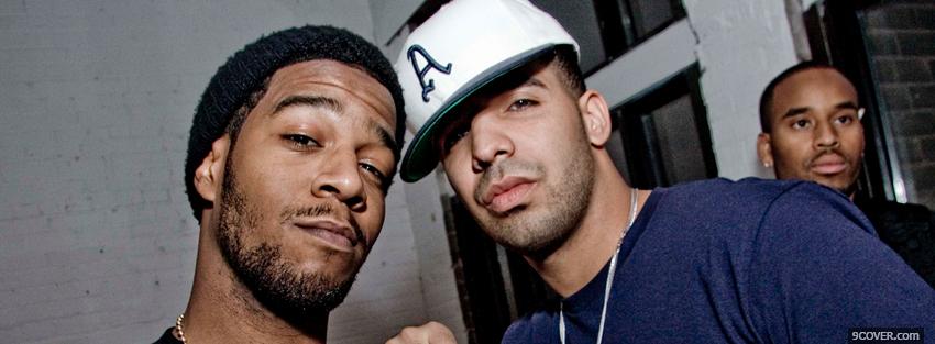 Photo drake with kid cudi music Facebook Cover for Free
