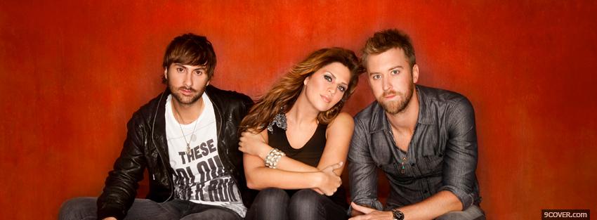 Photo lady antebellum group music Facebook Cover for Free