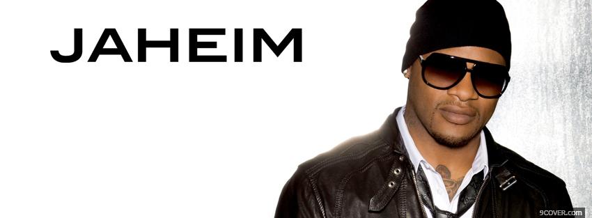 Photo music jaheim with sun glasses Facebook Cover for Free