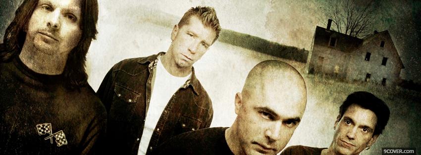 Photo group members of staind Facebook Cover for Free