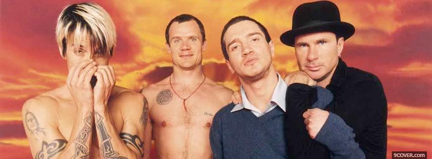 Photo music red hot chilli peppers Facebook Cover for Free