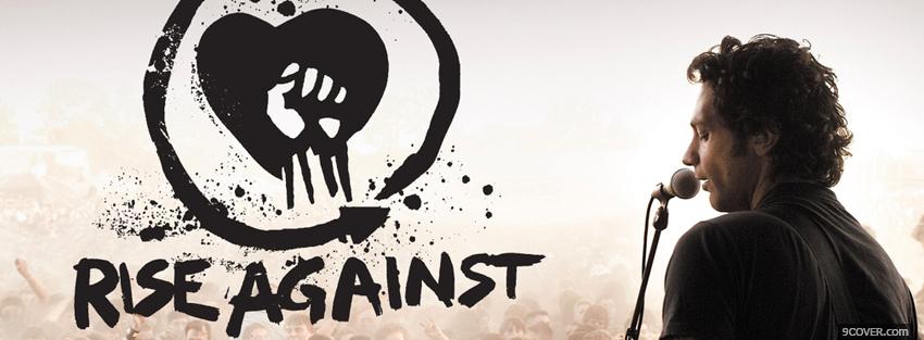 Photo music rise against Facebook Cover for Free