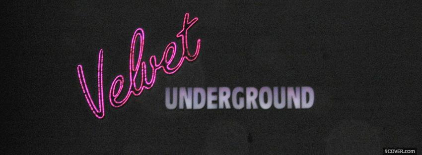 Photo music velvet underground Facebook Cover for Free
