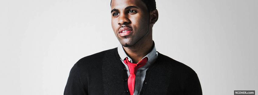 Photo jason derulo with tie Facebook Cover for Free