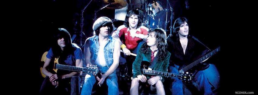 Photo acdc music group Facebook Cover for Free