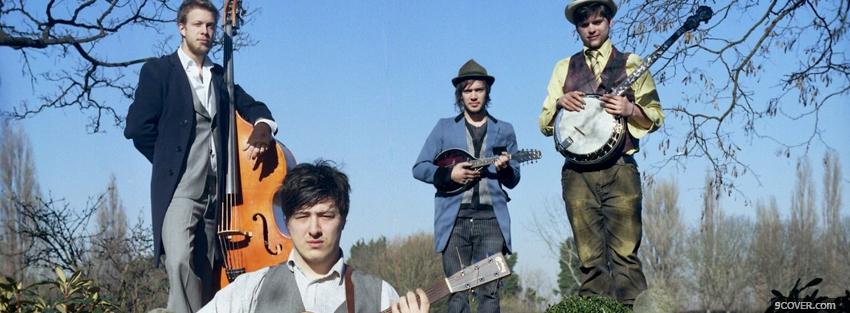 Photo mumford and sons band music Facebook Cover for Free