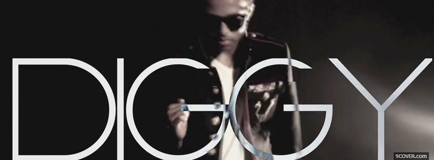 Photo big diggy sign music Facebook Cover for Free