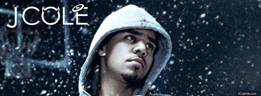Photo music j cole Facebook Cover for Free
