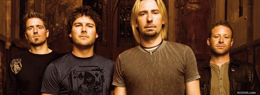 Photo rock band nickelback music Facebook Cover for Free