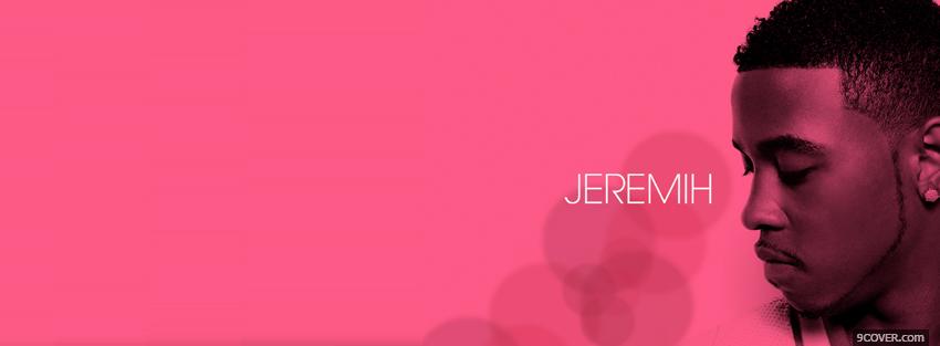 Photo jeremih pink backround music Facebook Cover for Free