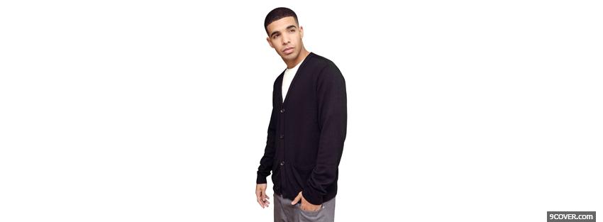 Photo drake dressed casual music Facebook Cover for Free