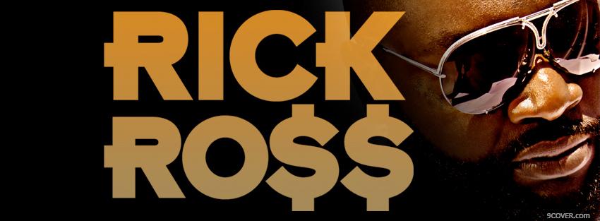 Photo music rick ross glasses Facebook Cover for Free