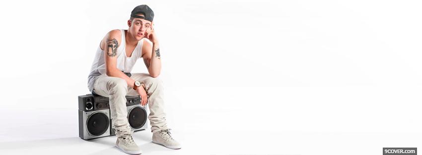 Photo mac miller sitting Facebook Cover for Free