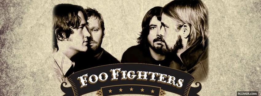 Photo music foo fighters Facebook Cover for Free
