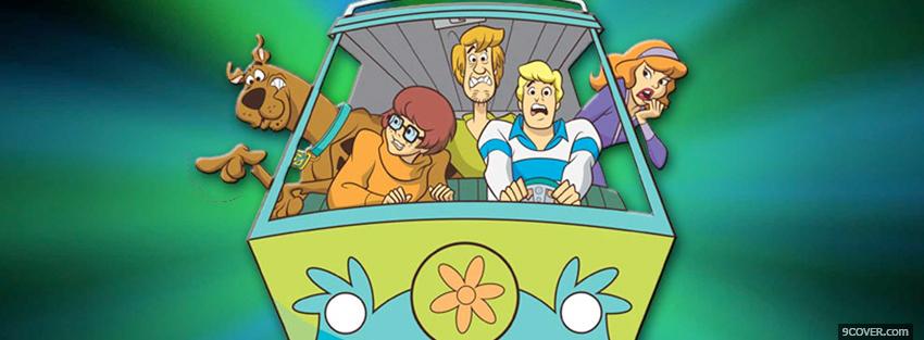 Photo cartoons scooby doo Facebook Cover for Free