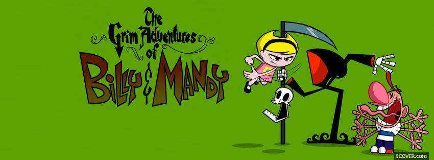 Photo grim adventures of billy and mandy Facebook Cover for Free
