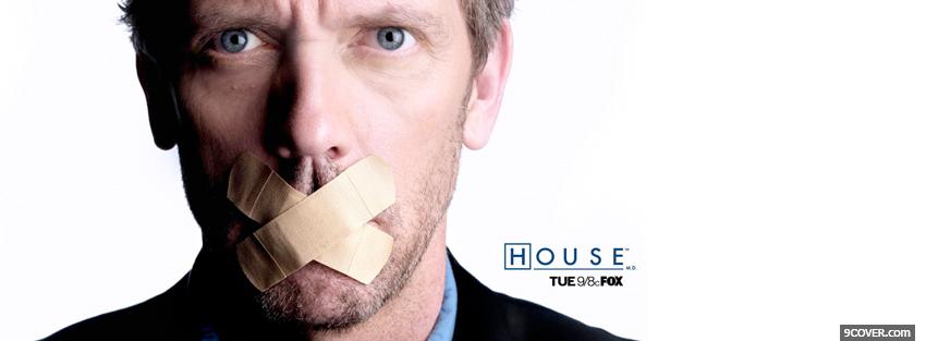 Photo tv shows house not speaking Facebook Cover for Free
