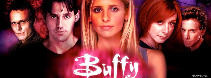 Photo buffy with cast of tv shows Facebook Cover for Free