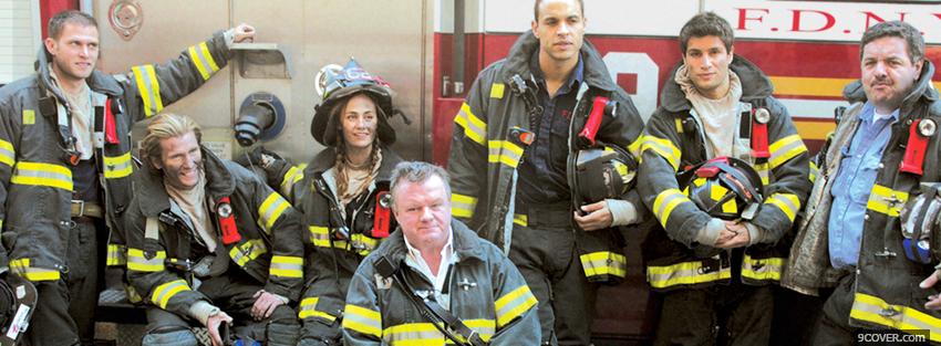 Photo tv shows rescue me fire fighters Facebook Cover for Free