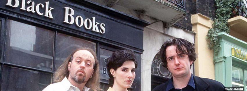 Photo tv shows black books Facebook Cover for Free
