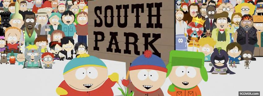 Photo south park the whole cast Facebook Cover for Free