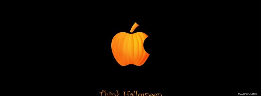 Photo halloween apple pumpkin Facebook Cover for Free