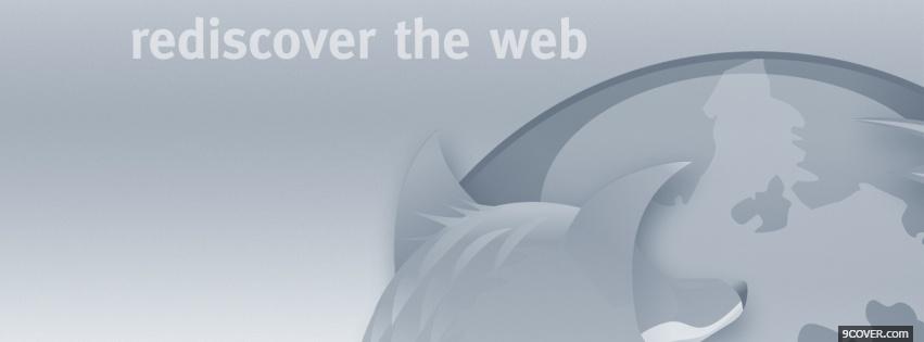 Photo rediscover the web computers Facebook Cover for Free