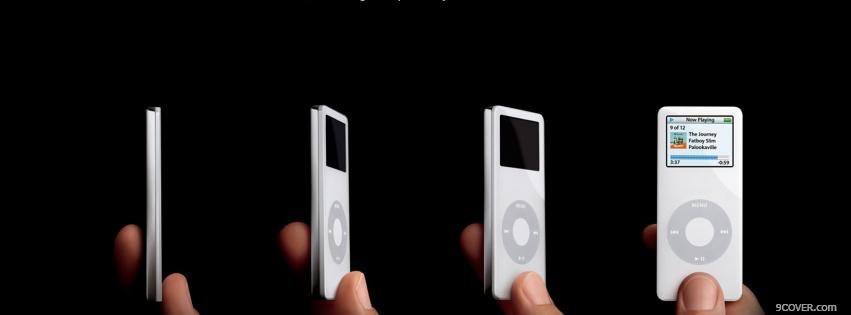Photo technology views of ipod nano Facebook Cover for Free