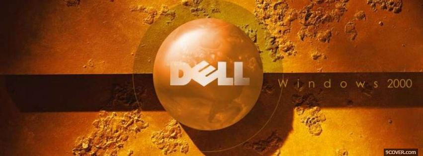 Photo technology orange dell Facebook Cover for Free