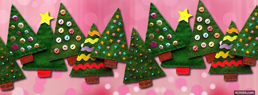 Photo Free Christmas Tree Facebook Cover for Free