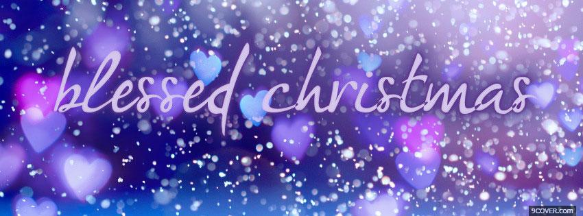 Photo Christmas Cute Love Facebook Cover for Free