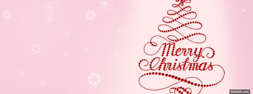 Photo Merry Christmas 2 Facebook Cover for Free