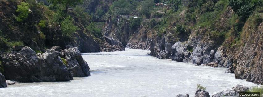 Photo ganges river nature Facebook Cover for Free