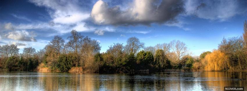 Photo battersea park nature Facebook Cover for Free