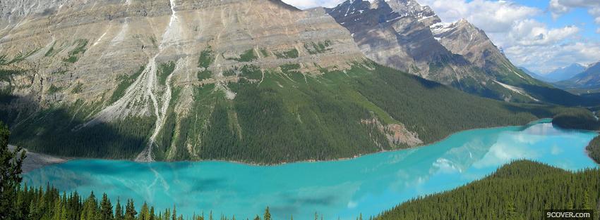 Photo banff park nature Facebook Cover for Free