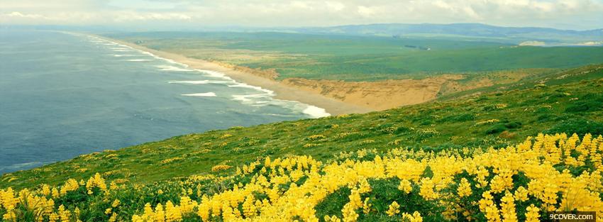 Photo california landscape nature Facebook Cover for Free