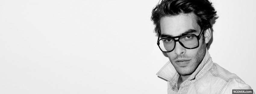 Photo trendy glasses fashion Facebook Cover for Free