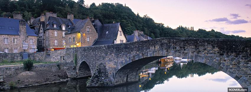 Photo bretagne france city Facebook Cover for Free