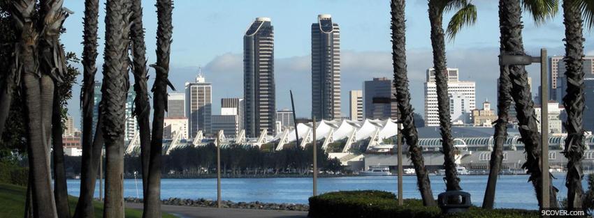 Photo san diego city california Facebook Cover for Free