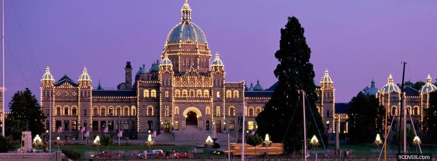 Photo victoria british colombia city Facebook Cover for Free