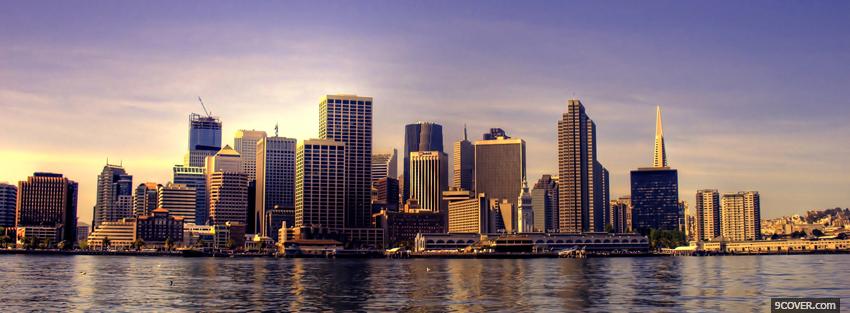 Photo great san francisco view Facebook Cover for Free