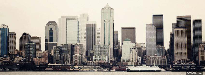 Photo seattle daylight city Facebook Cover for Free Photo seattle daylight city Facebook Cover for Free