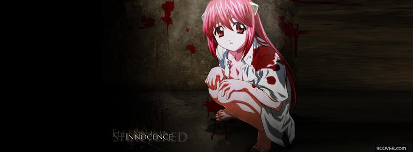 Photo innocence blood girl manga Facebook Cover for Free