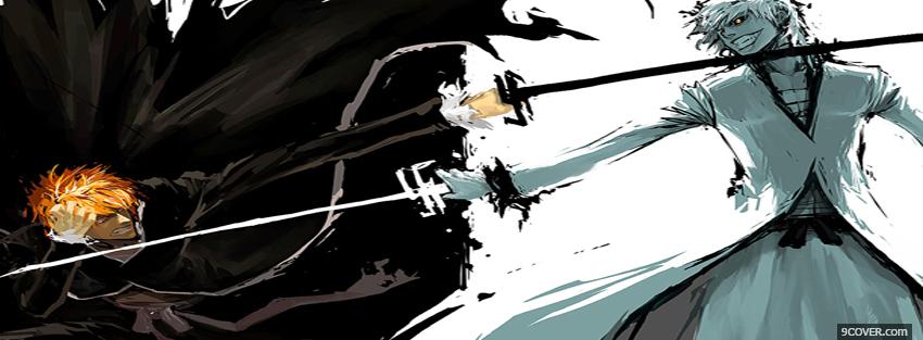 Photo bleach fighting manga Facebook Cover for Free